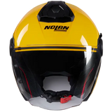 NOLAN N40-5 CLASSICO 306 Abierto Moto Casco Negro Amarillo