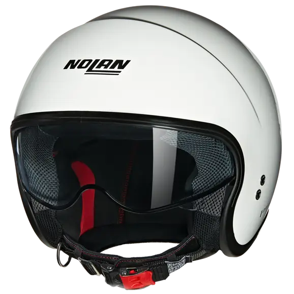 NOLAN N21-06 CLASSICO 305 Cara Abierta Moto Casco Blanco Metalizado