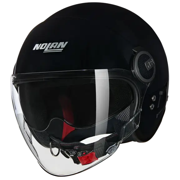 NOLAN N21 VISOR-6 CLASSIC 301 Abierto Moto Casco Negro Brillante