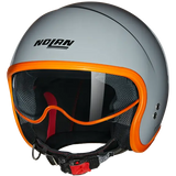 NOLAN N21-06 OCIO 343 Cara Abierta Moto Casco Gris Naranja