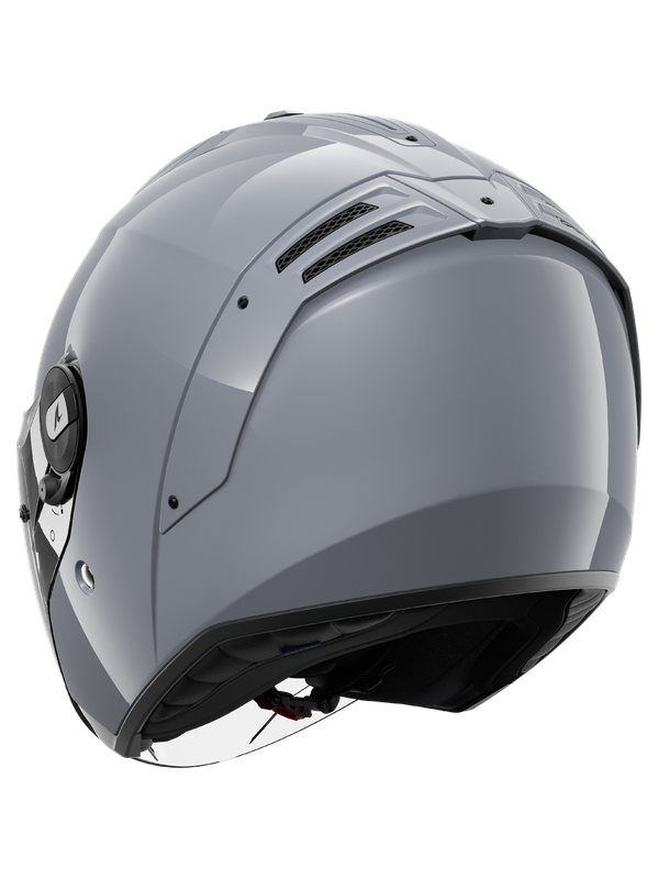 SHARK RS Jet Carbon Sombra Oscura Plata Pistola Casco