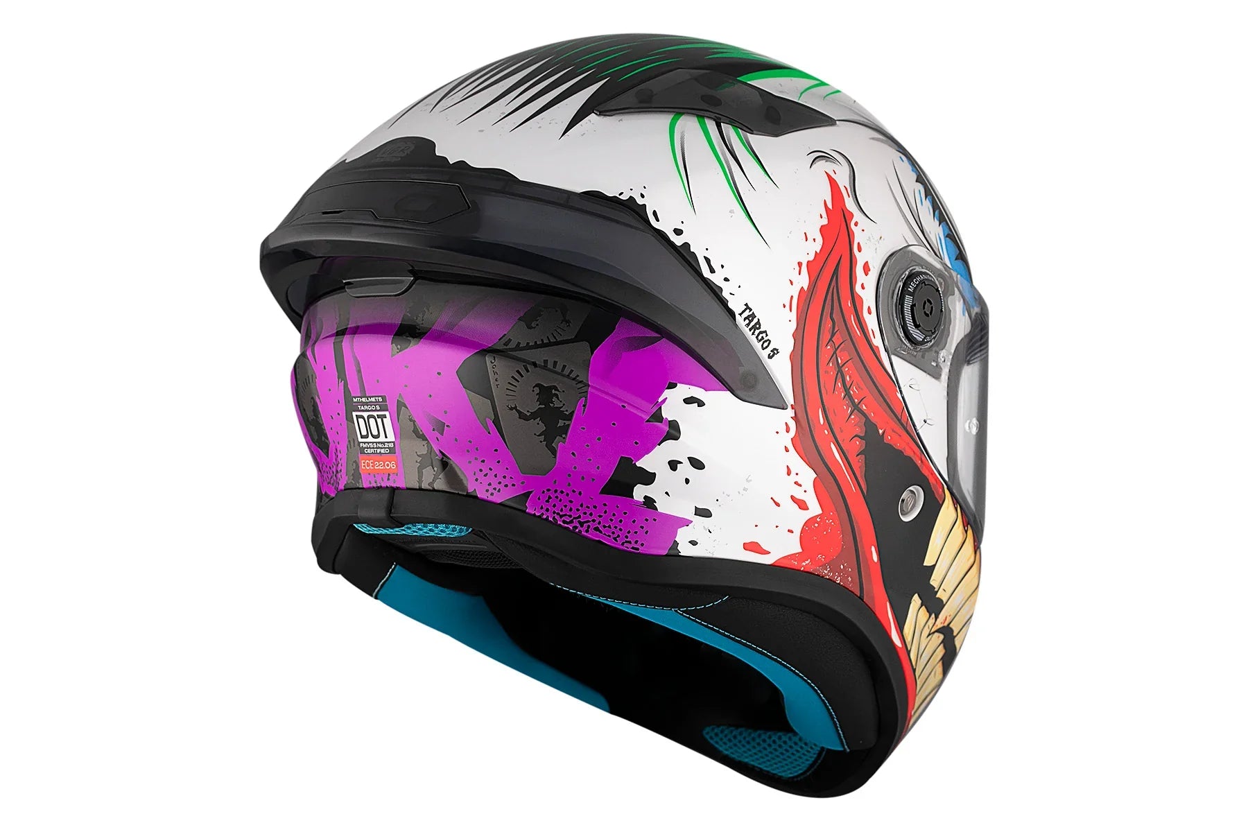 MT Targo S Joke A5 brillante para turismo Casco integral para motocicleta - CASCO