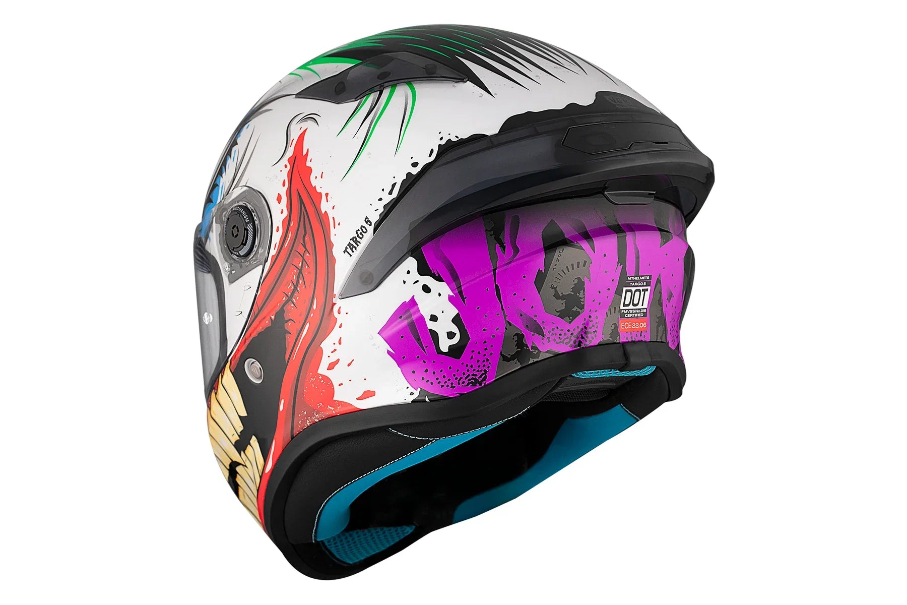 MT Targo S Joke A5 brillante para turismo Casco integral para motocicleta - CASCO