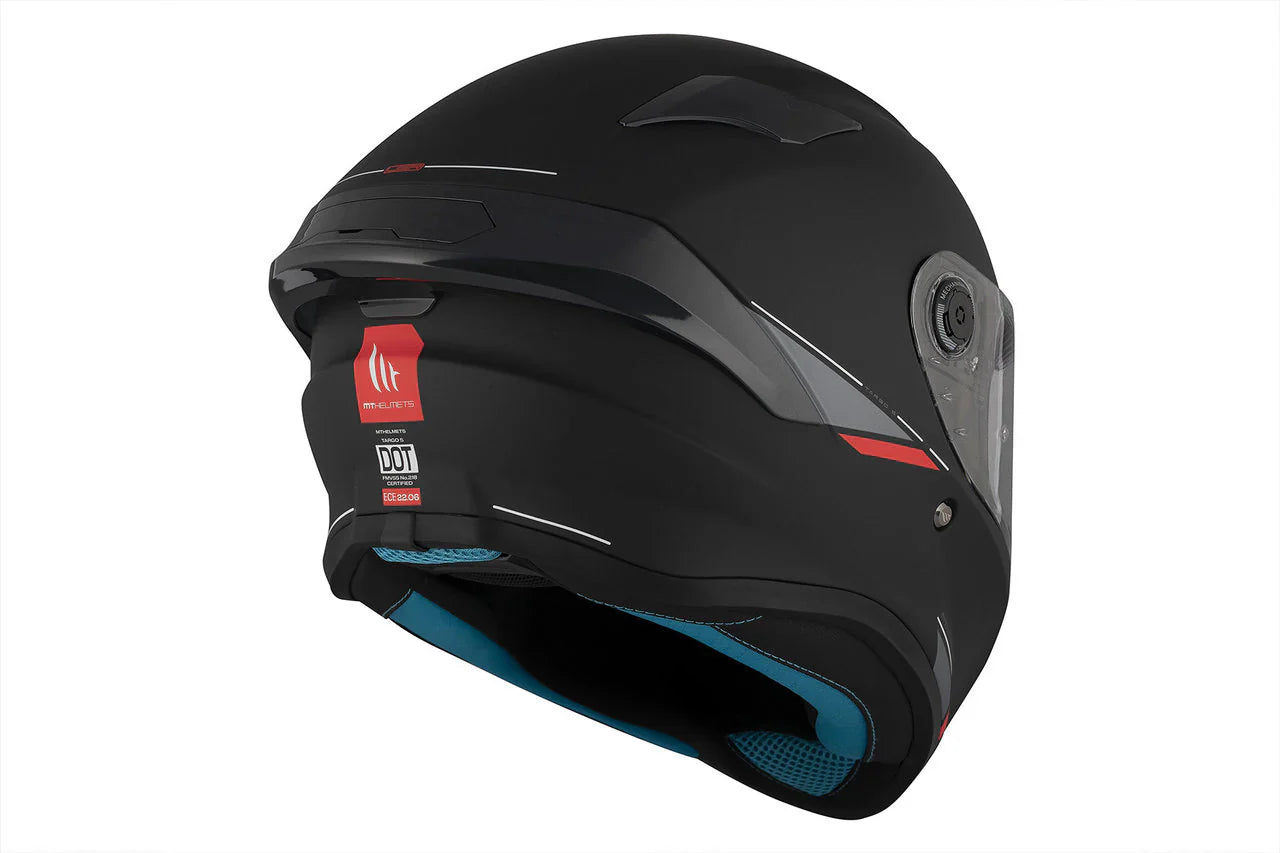 TARGO S SOLID A1 MATT BLACK Casco deportivo de equitación