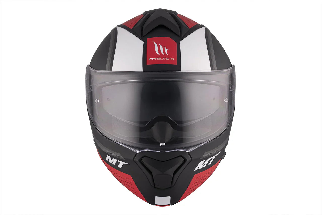 MT GENESIS SV CAVE A5 MATE CASCO DE MOTO ABATIBLE HACIA ARRIBA - CASCO