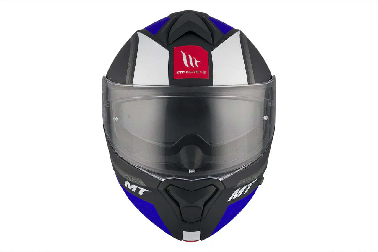 MT Genesis SV Cave A7 Casco frontal abatible mate para motocicleta - CASCO