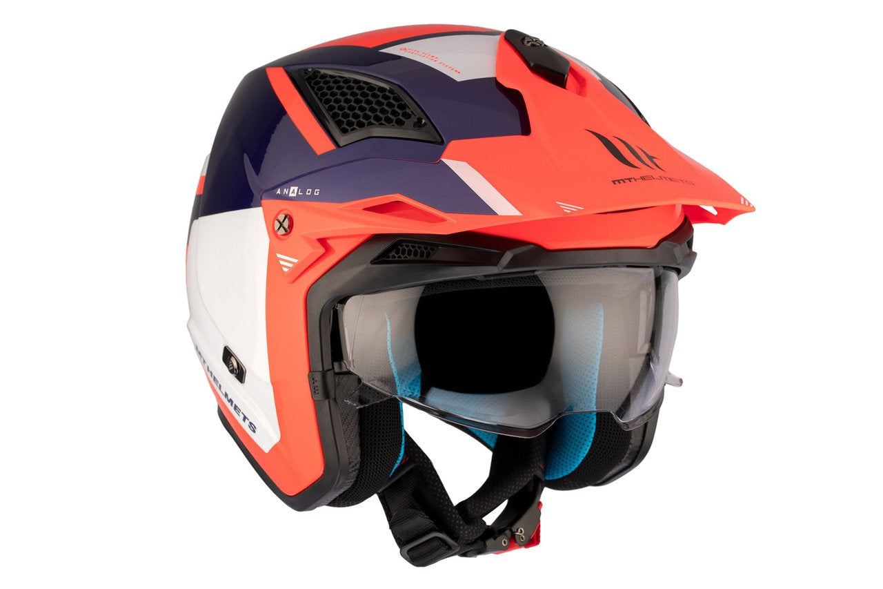 MT District Sv S Analog D5 Casco de motocicleta deportivo dual - CASCO