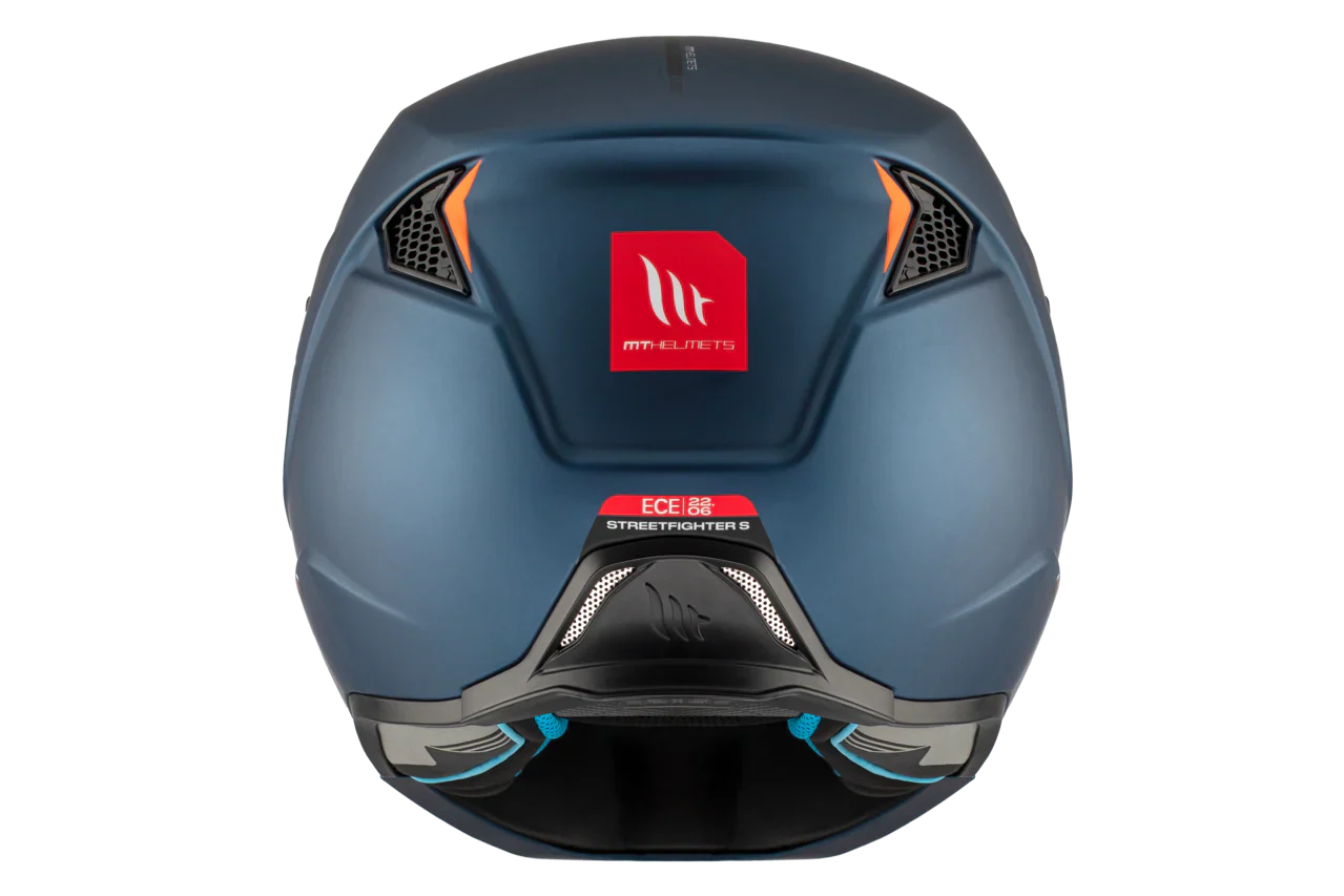 MT Streetfighter S SV SOLID A7 azul mate Casco modular deportivo - CASCO