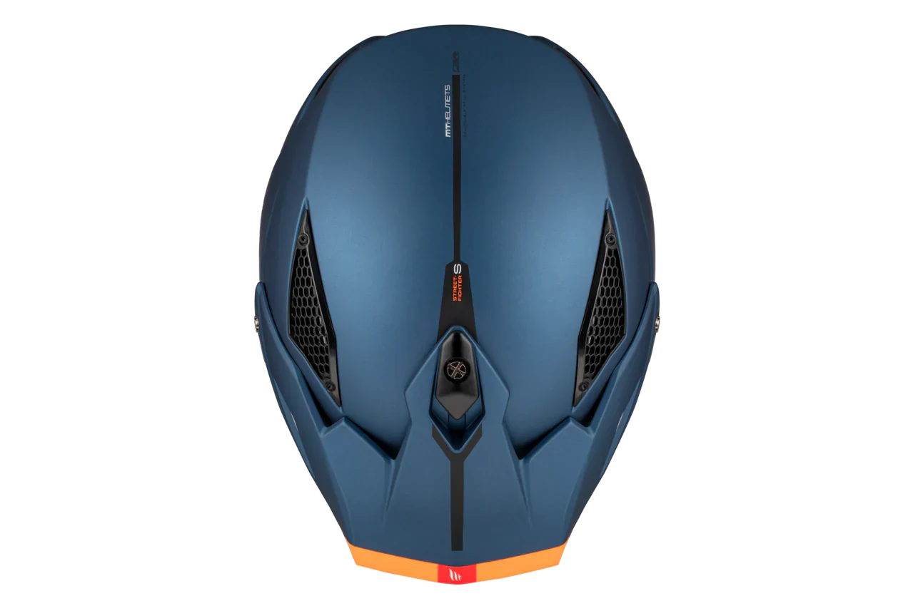MT Streetfighter S SV SOLID A7 azul mate Casco modular deportivo - CASCO