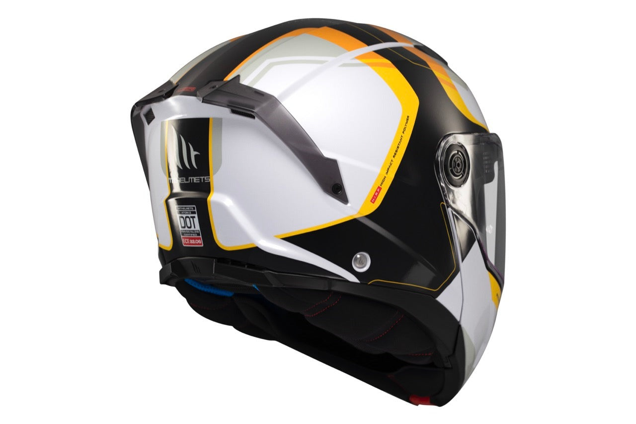 Casco modular para motocicleta MT ATOM 2 SV Emalla B3 - Helmet