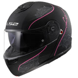 LS2 CASCO FF908 STROBE II LUX M.BLACK PINK-06 - SECURTEX MOTOR S.L (t/a MaximoMoto)