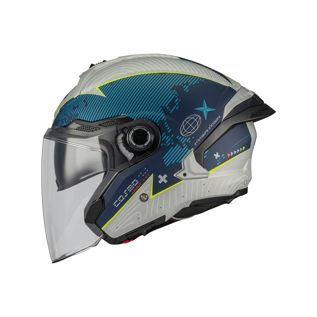 MT  COSMO SV LAYOUT C7 CASCO ABERTO DE MOTO MATE