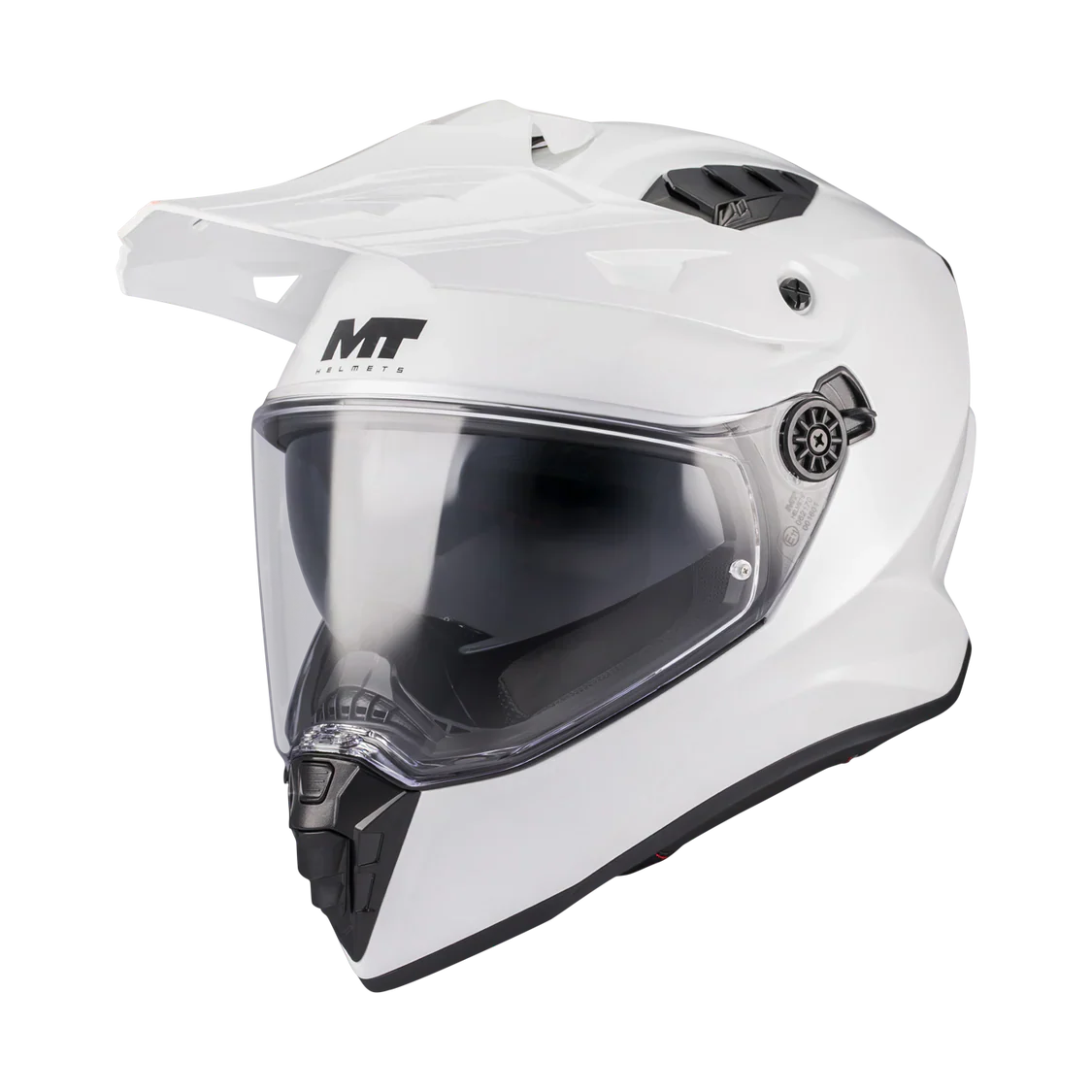 MT TRACK SV PURE A0 CASCO ADVENTURO DE MOTO BRILLO