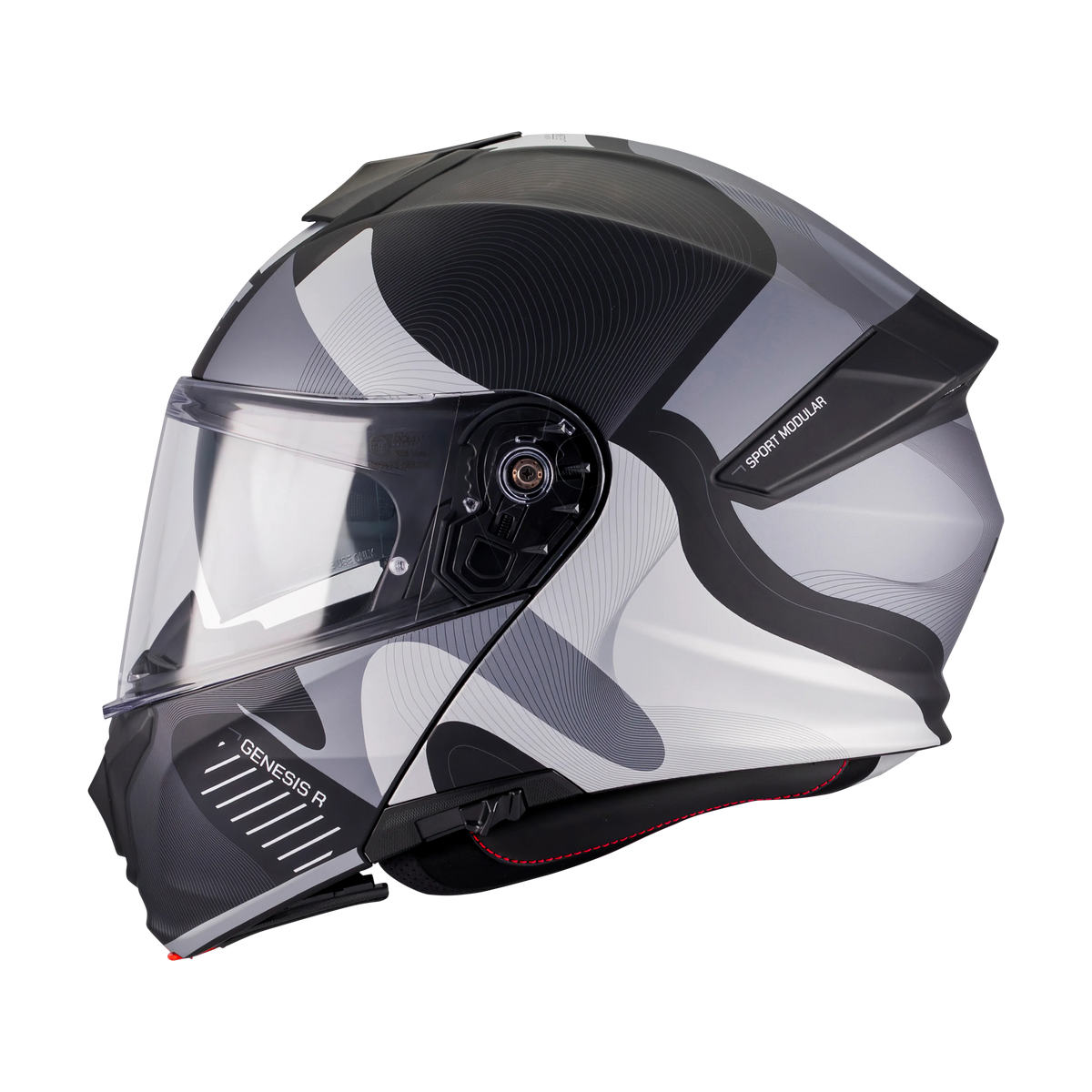 MT GENESIS R SV LANCER B12 CASCO MODULAR de moto MATE