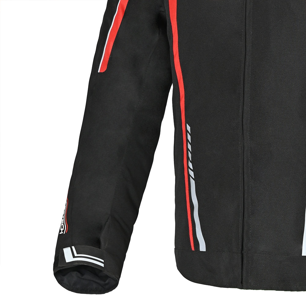 R-TECH - CHAQUETA TEXTIL MARSHAL NEGRO/ROJO - SECURTEX MOTOR S.L (t/a MaximoMoto)