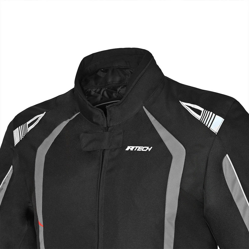 R-TECH - Chaqueta Textil Marshal  Negro/Gris - SECURTEX MOTOR S.L (t/a MaximoMoto)