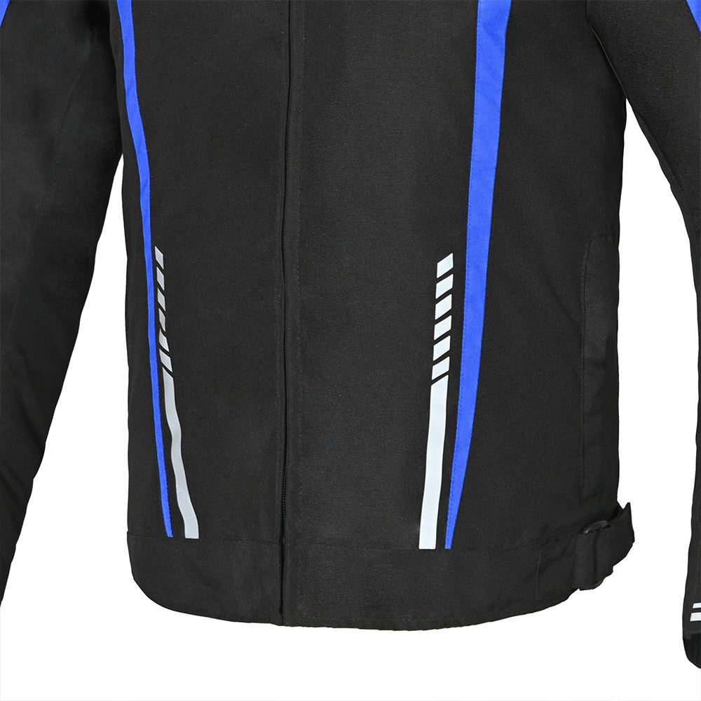 R-TECH - Chaqueta Textil Marshal  Negro/Azul - SECURTEX MOTOR S.L (t/a MaximoMoto)