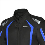 R-TECH - Chaqueta Textil Marshal  Negro/Azul - SECURTEX MOTOR S.L (t/a MaximoMoto)
