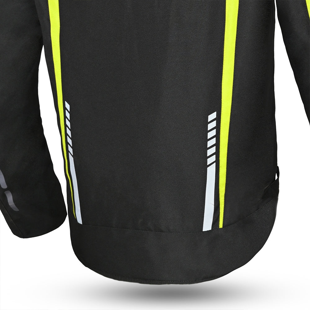 R-TECH - Chaqueta Textil Marshal Negro/Amarillo Fluor - SECURTEX MOTOR S.L (t/a MaximoMoto)