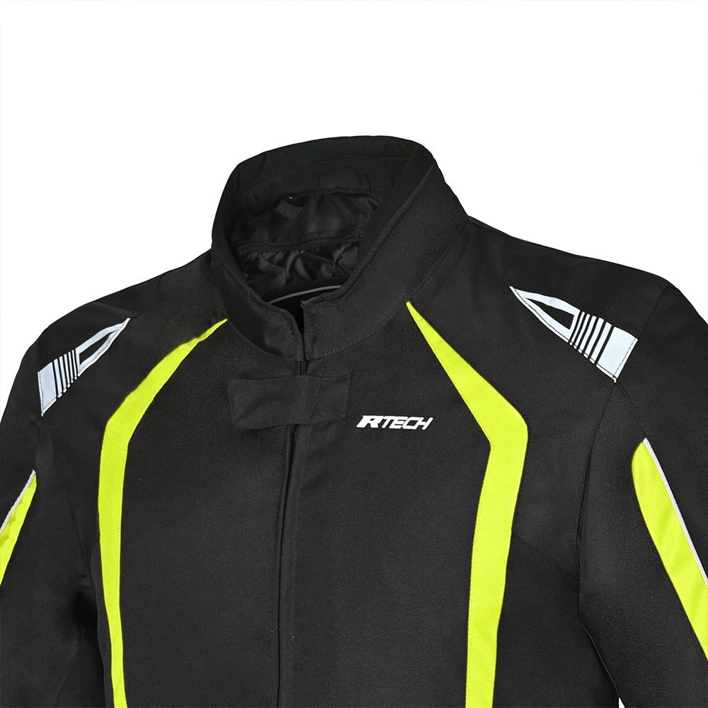 R-TECH - Chaqueta Textil Marshal Negro/Amarillo Fluor - SECURTEX MOTOR S.L (t/a MaximoMoto)