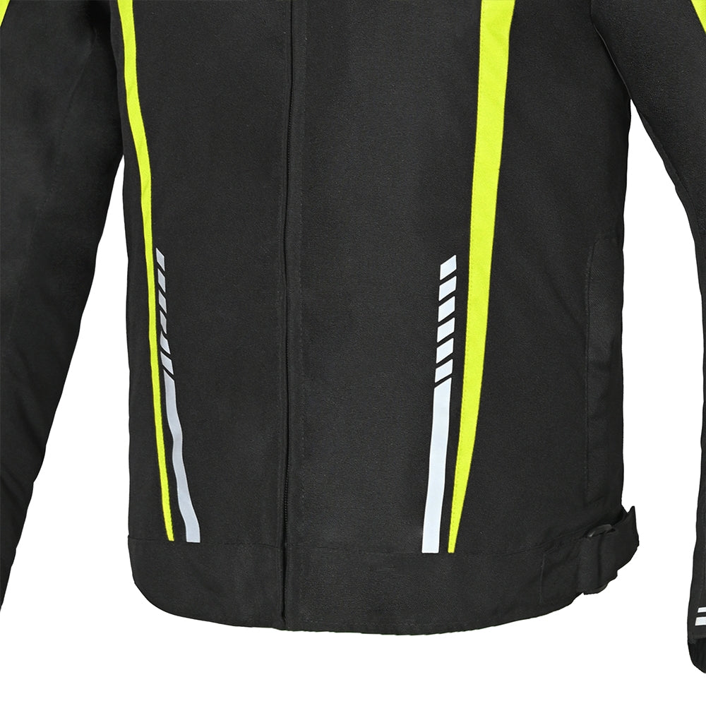 R-TECH - Chaqueta Textil Marshal Negro/Amarillo Fluor - SECURTEX MOTOR S.L (t/a MaximoMoto)