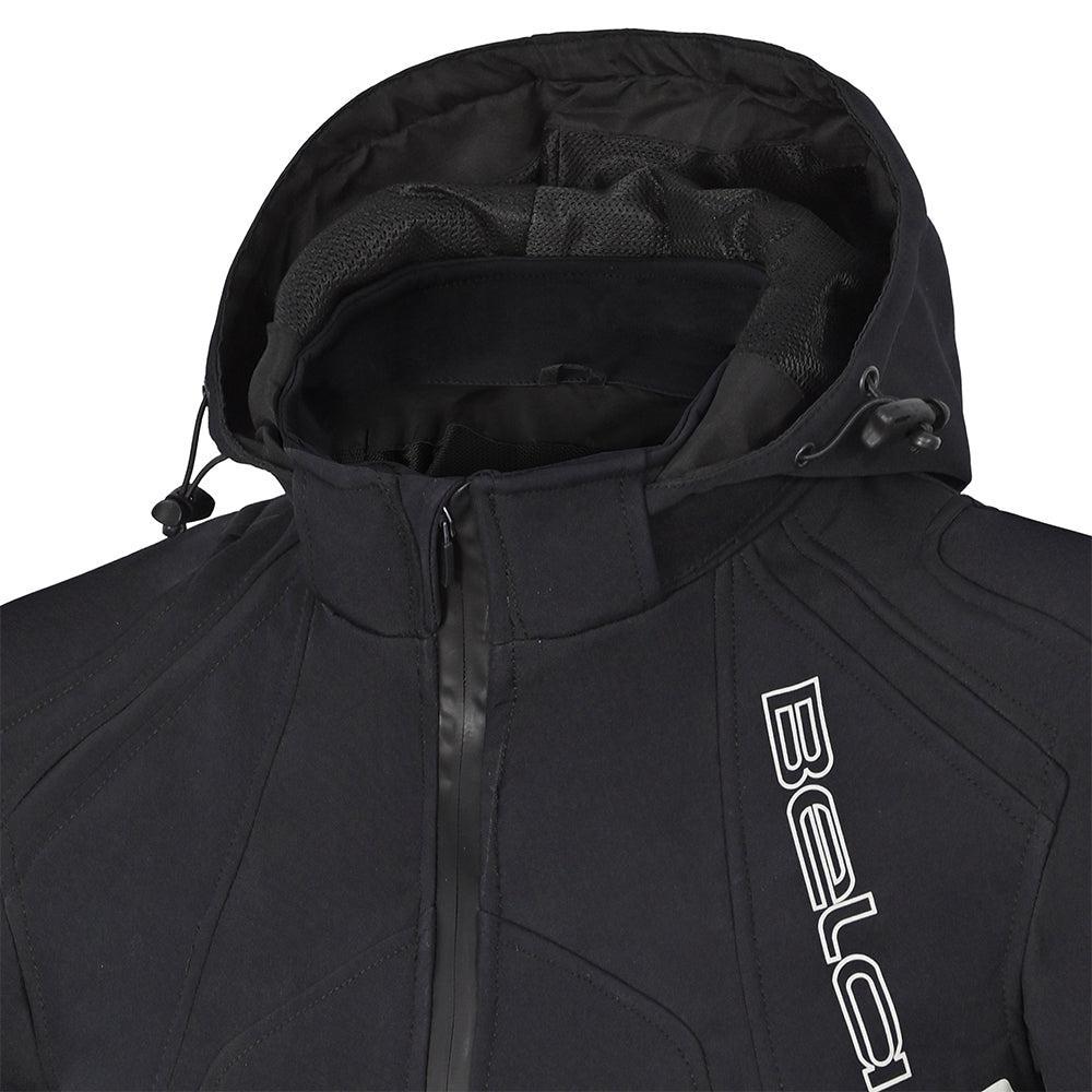BELA - BREEZE SOFTSHELL Negro/Azul - SECURTEX MOTOR S.L (t/a MaximoMoto)
