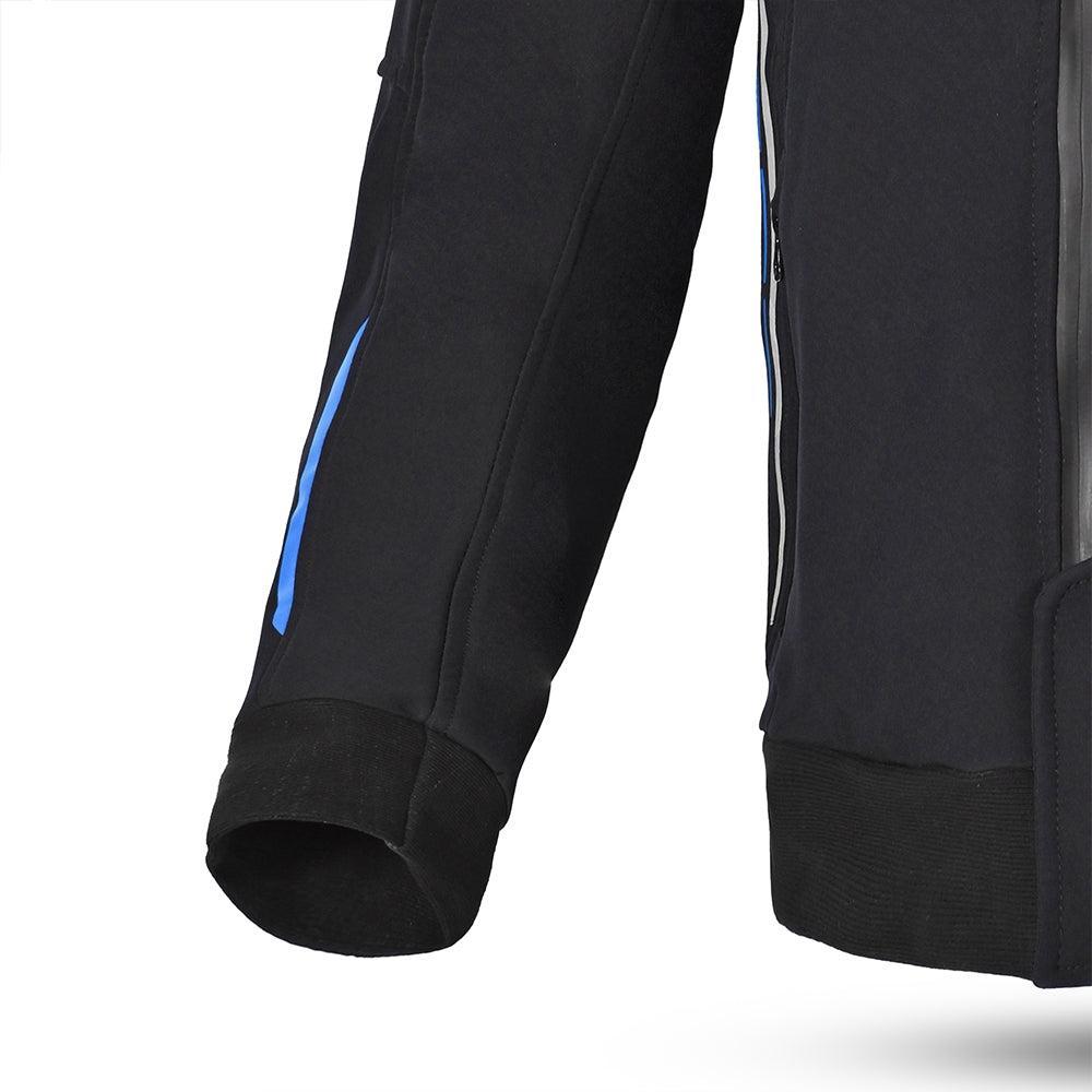 BELA - BREEZE SOFTSHELL Negro/Azul - SECURTEX MOTOR S.L (t/a MaximoMoto)