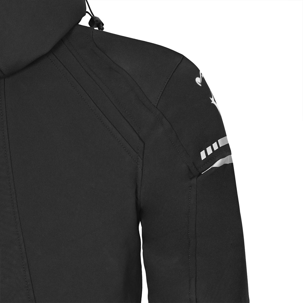 BELA - BREEZE SOFTSHELL Negro/Gris - SECURTEX MOTOR S.L (t/a MaximoMoto)