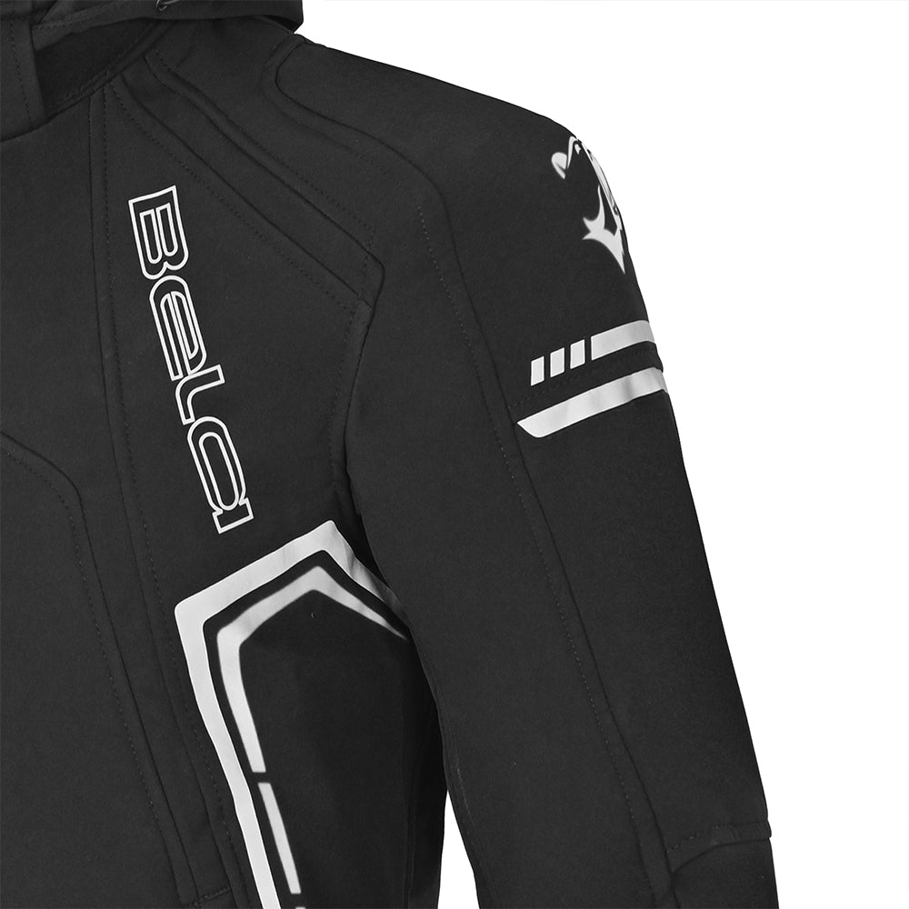 BELA - BREEZE SOFTSHELL Negro/Gris - SECURTEX MOTOR S.L (t/a MaximoMoto)