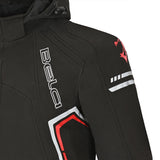 BELA - BREEZE SOFTSHELL Negro/Rojo - SECURTEX MOTOR S.L (t/a MaximoMoto)