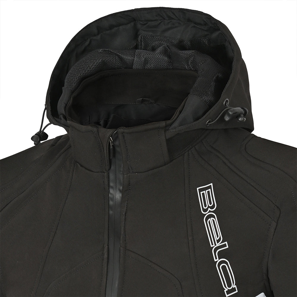 BELA - BREEZE SOFTSHELL Negro/Rojo - SECURTEX MOTOR S.L (t/a MaximoMoto)