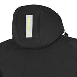 BELA - BREEZE SOFTSHELL Negro/Amarillo Fluor - SECURTEX MOTOR S.L (t/a MaximoMoto)