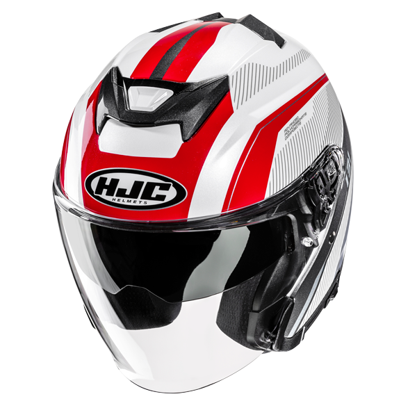 HJC i31 Reno MC21 Casco abierto para scooter de turismo urbano upper side