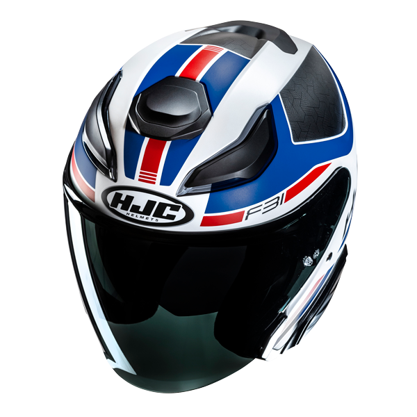 HJC F31 Ceron MC21SF Casco jet deportivo para motocicleta