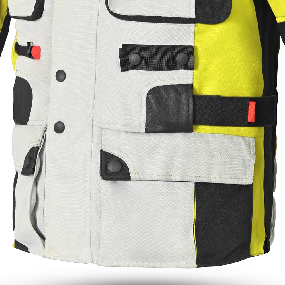 BELA - Chaqueta Textil Crossroad Extreme WP Hielo/Gris/A.Fluor - SECURTEX MOTOR S.L (t/a MaximoMoto)