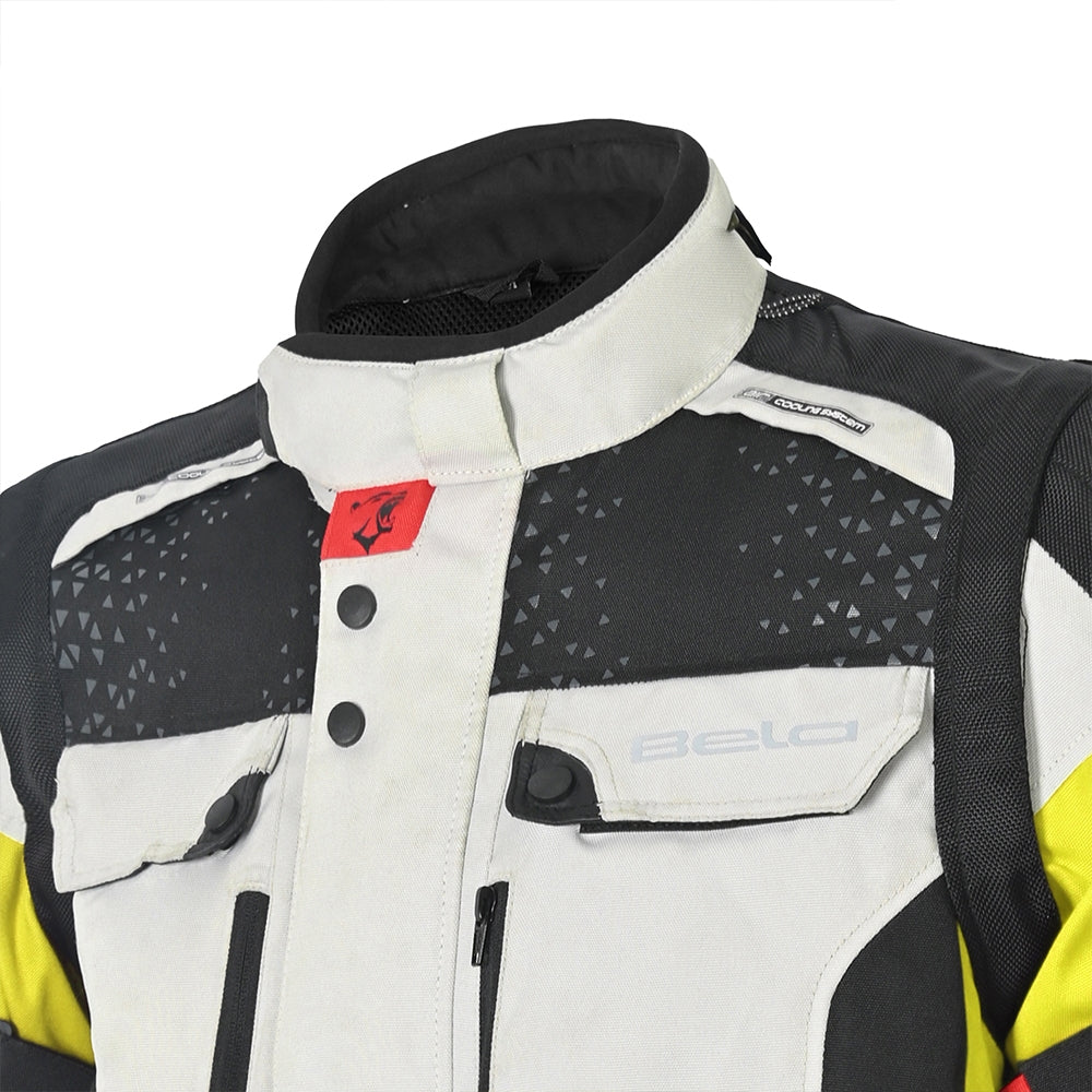 BELA - Chaqueta Textil Crossroad Extreme WP Hielo/Gris/A.Fluor - SECURTEX MOTOR S.L (t/a MaximoMoto)