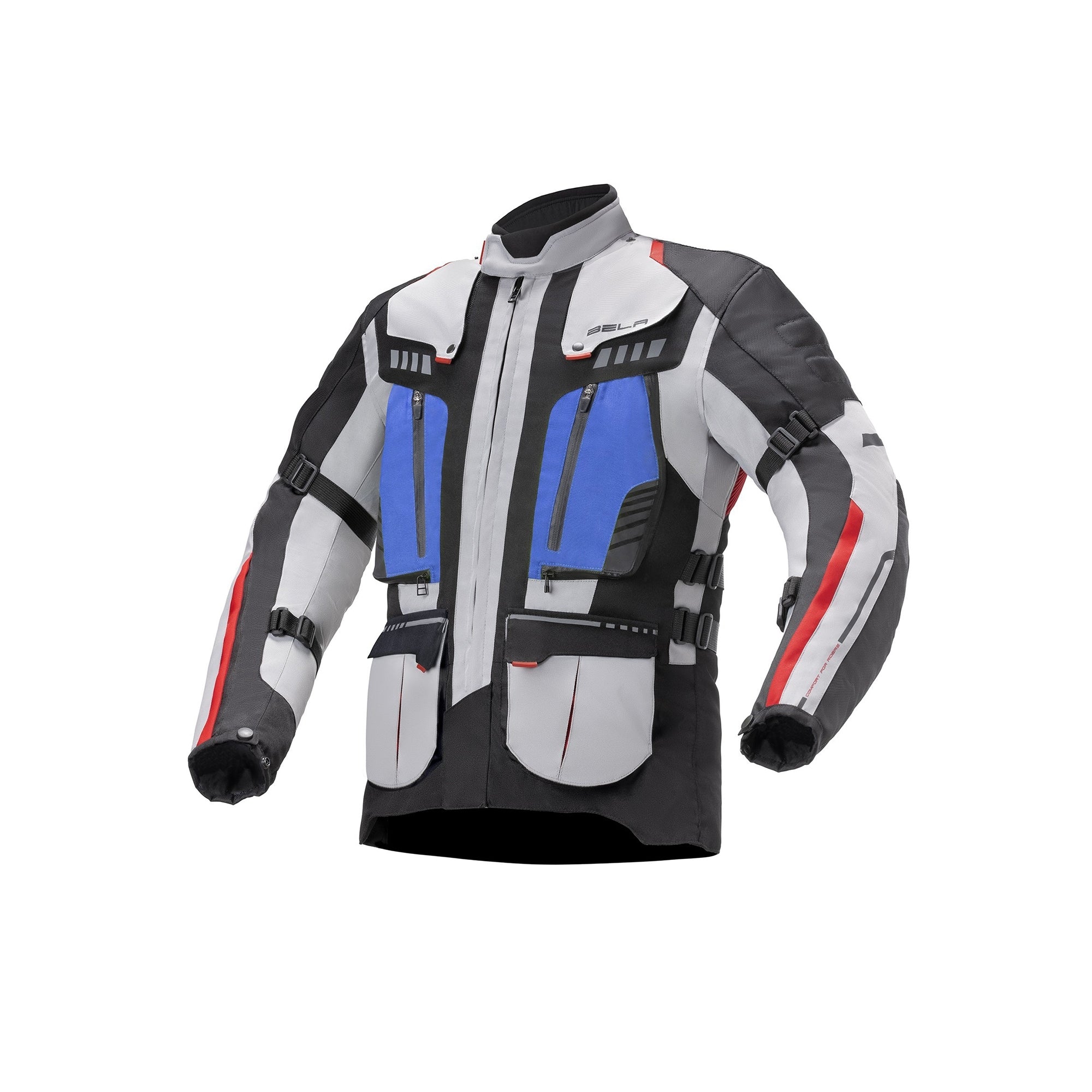 BELA - Chaqueta Textil Hailstorm Hielo/Negro/Azul - SECURTEX MOTOR S.L (t/a MaximoMoto)
