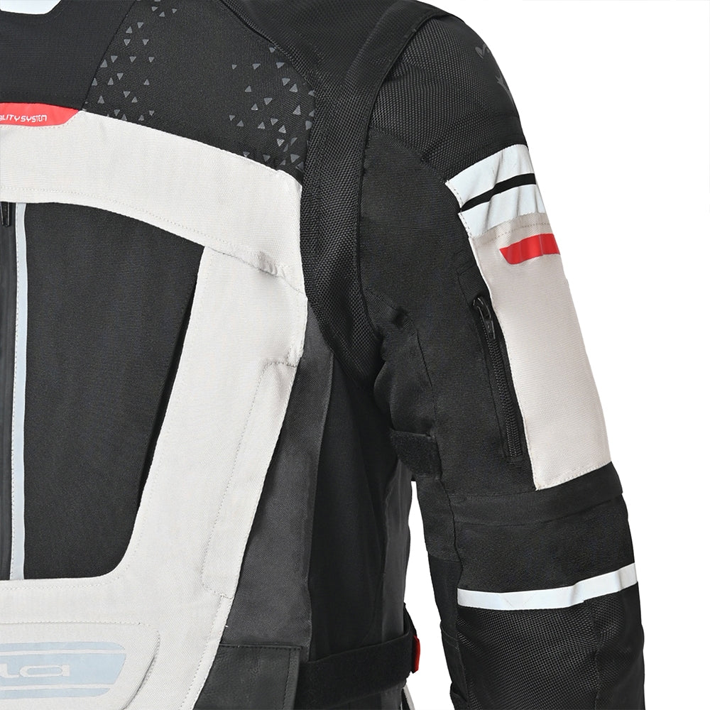 BELA - Chaqueta Textil Crossroad Extreme WP Hielo/Gris/Negro - SECURTEX MOTOR S.L (t/a MaximoMoto)