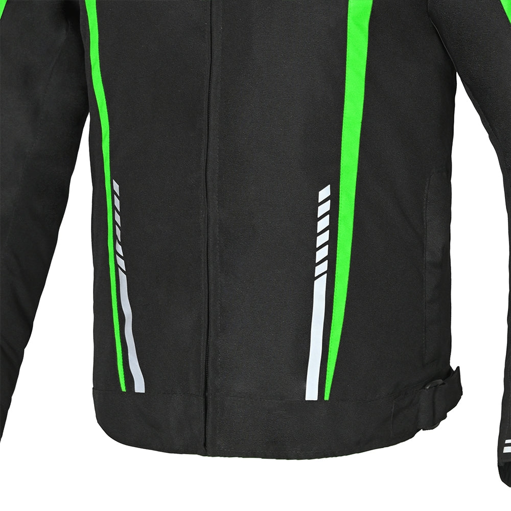 R-TECH - Chaqueta Textil Marshal Negro/Verde - SECURTEX MOTOR S.L (t/a MaximoMoto)