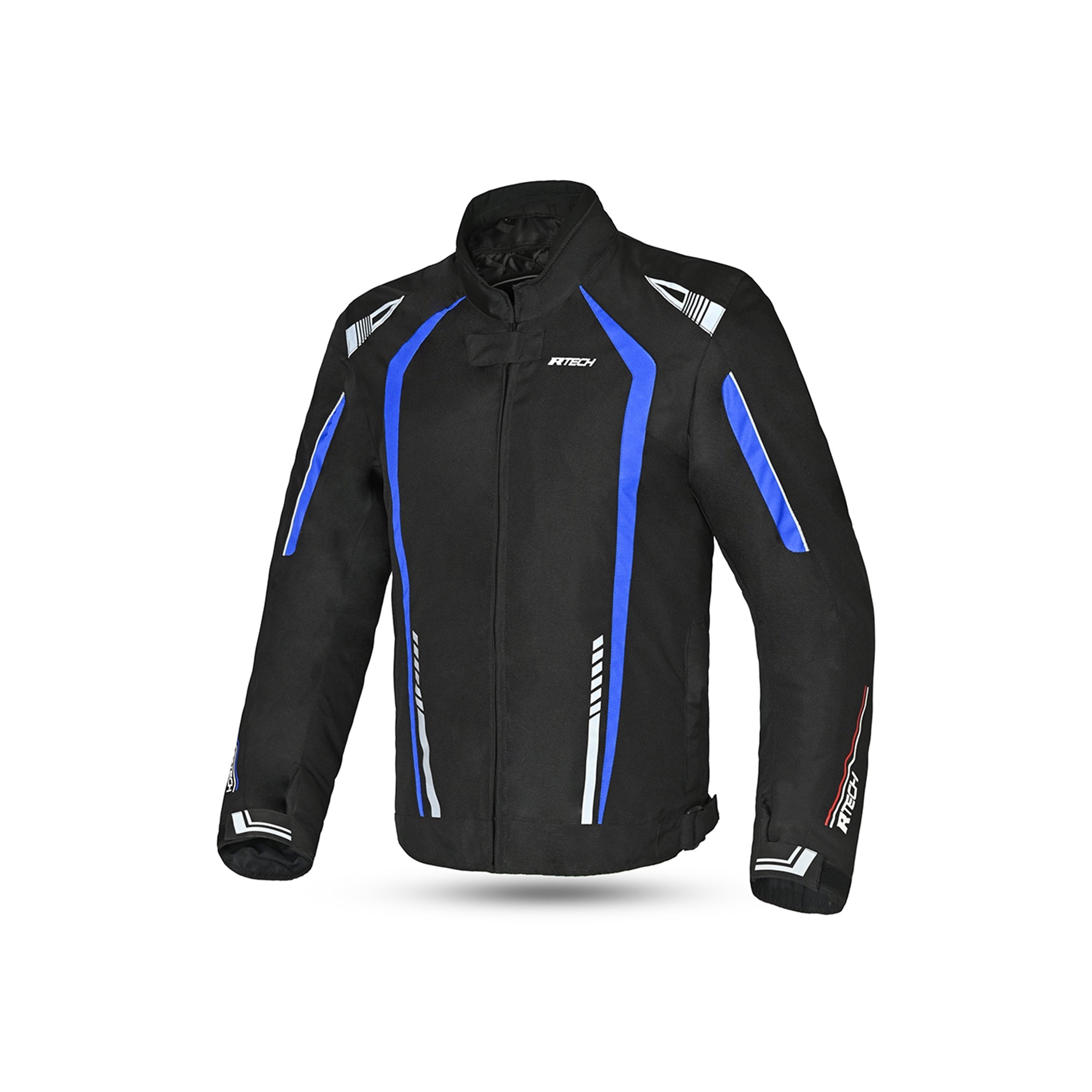 R-TECH - Chaqueta Textil Marshal  Negro/Azul - SECURTEX MOTOR S.L (t/a MaximoMoto)