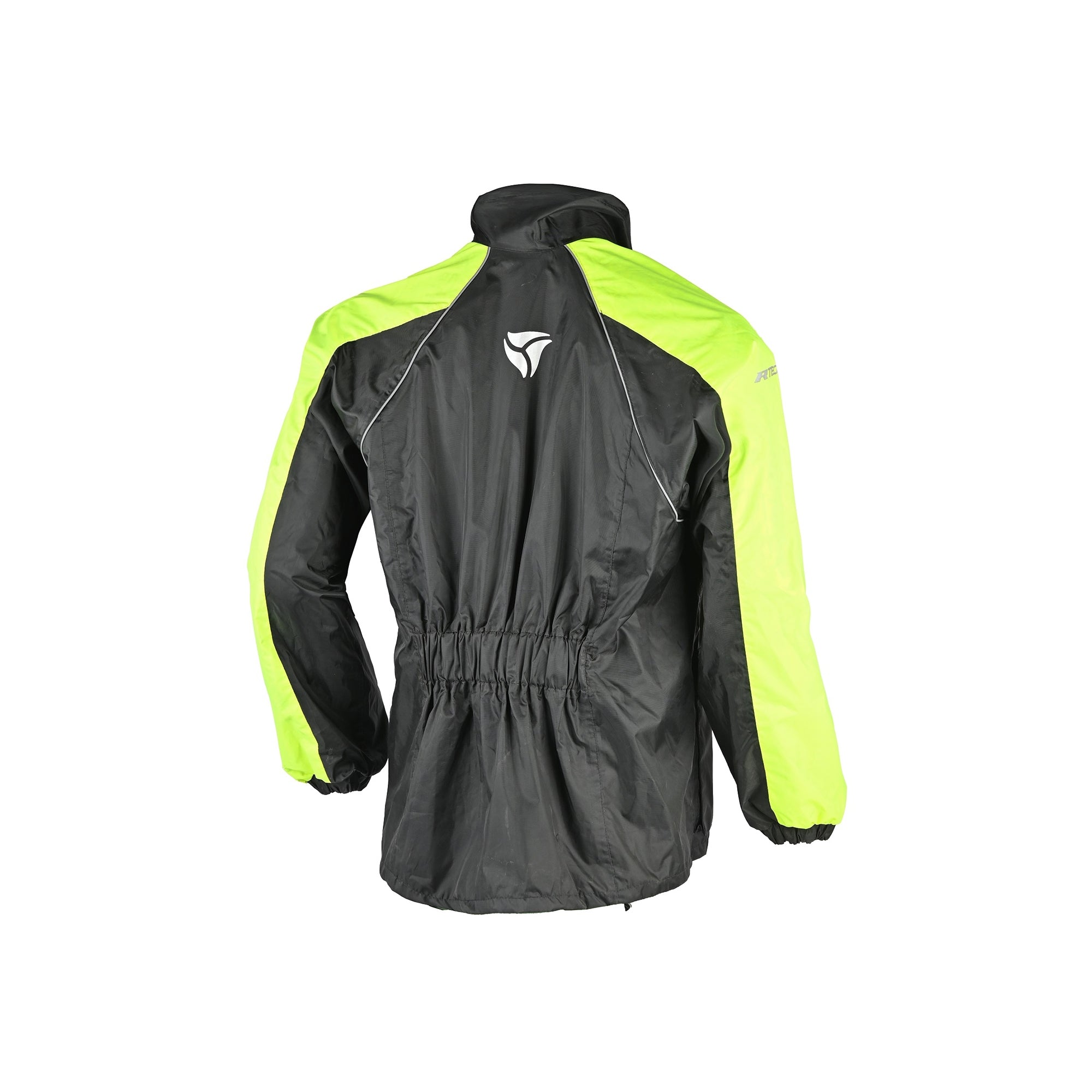 R-TECH-IMPERMEABLE CHAQUETA RAIN TRACKER NEGRO/AMARILLO FLUOR - SECURTEX MOTOR S.L (t/a MaximoMoto)
