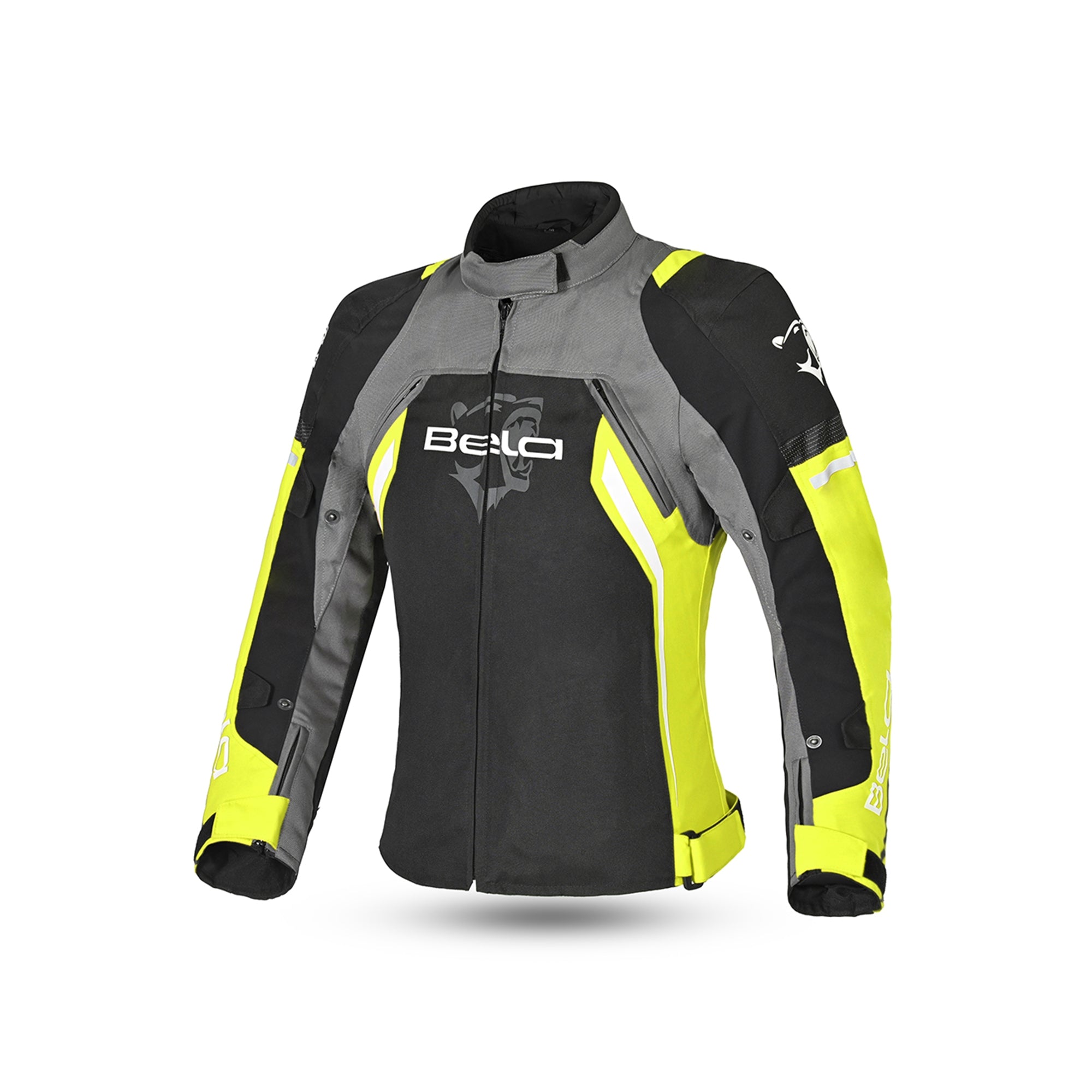 BELA - Chaqueta Textil Elanur Lady Negro/Antracita/Amarillo - SECURTEX MOTOR S.L (t/a MaximoMoto)