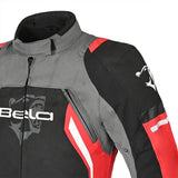 BELA - Chaqueta Textil Elanur Lady Negro/Antracita/Rojo - SECURTEX MOTOR S.L (t/a MaximoMoto)