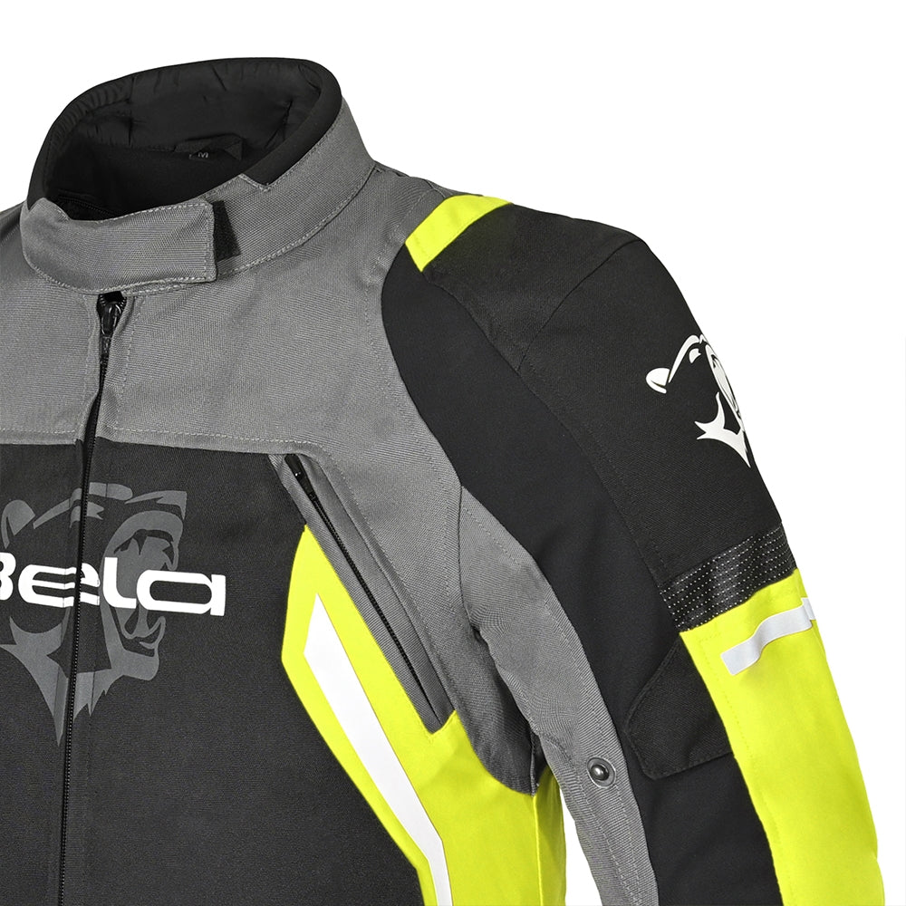 BELA - CORDANIEL Negro/Gris oscuro/Amarillo - SECURTEX MOTOR S.L (t/a MaximoMoto)