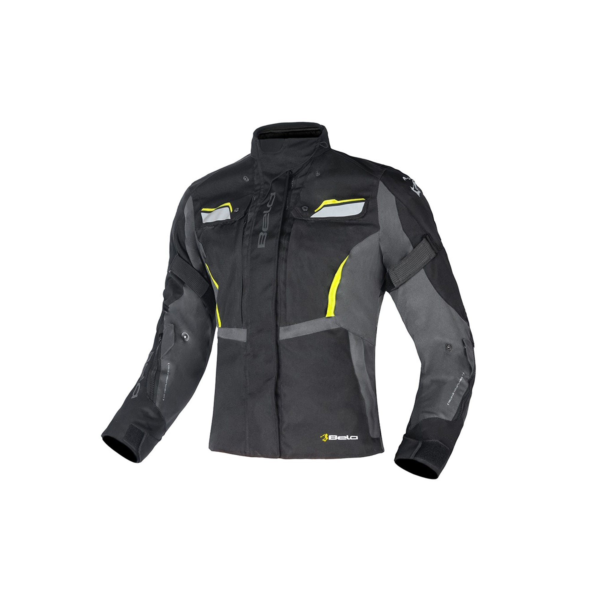 BELA - Chaqueta Textil Hurricane Lady WP Negro/Gris/Amarillo - SECURTEX MOTOR S.L (t/a MaximoMoto)