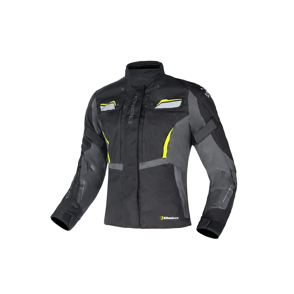 BELA - Chaqueta Textil Hurricane Lady WP Negro/Gris/Amarillo - SECURTEX MOTOR S.L (t/a MaximoMoto)
