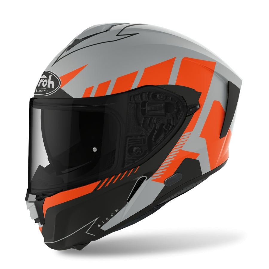 AIROH - CASCOS SPARK RISE ORANGE MATT - SECURTEX MOTOR S.L (t/a MaximoMoto)