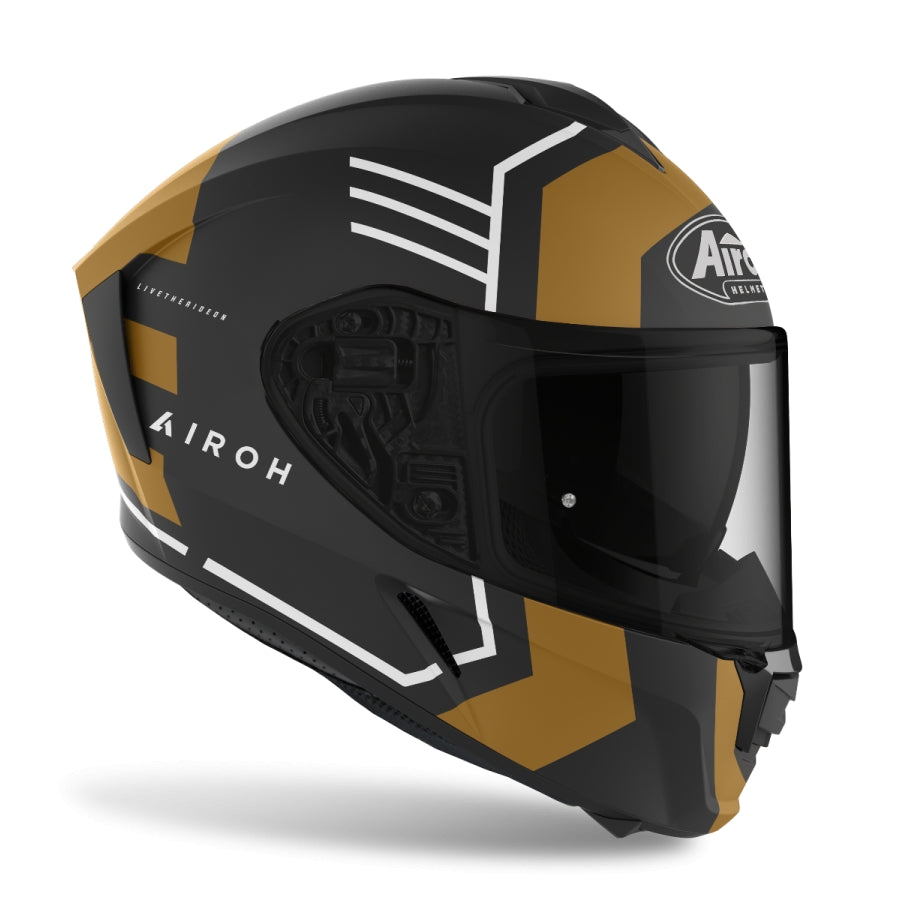 AIROH - CASCOS SPARK THRILL GOLD MATT - SECURTEX MOTOR S.L (t/a MaximoMoto)