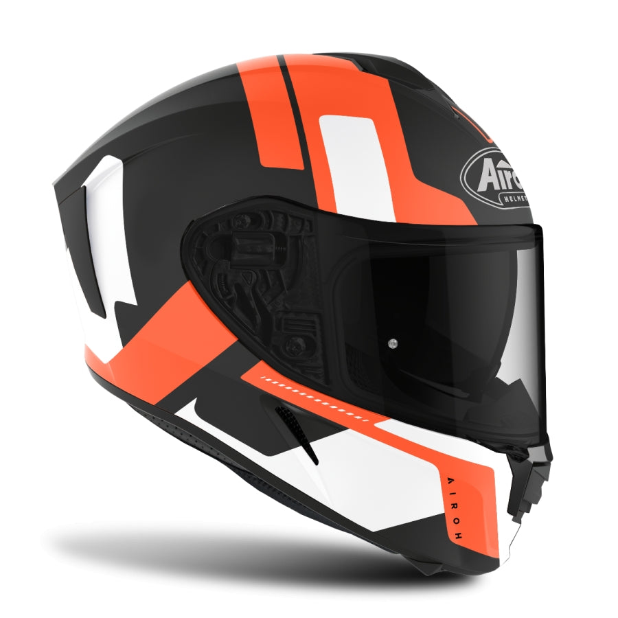 AIROH - CASCOS SPARK SHOGUN ORANGE MATT - SECURTEX MOTOR S.L (t/a MaximoMoto)