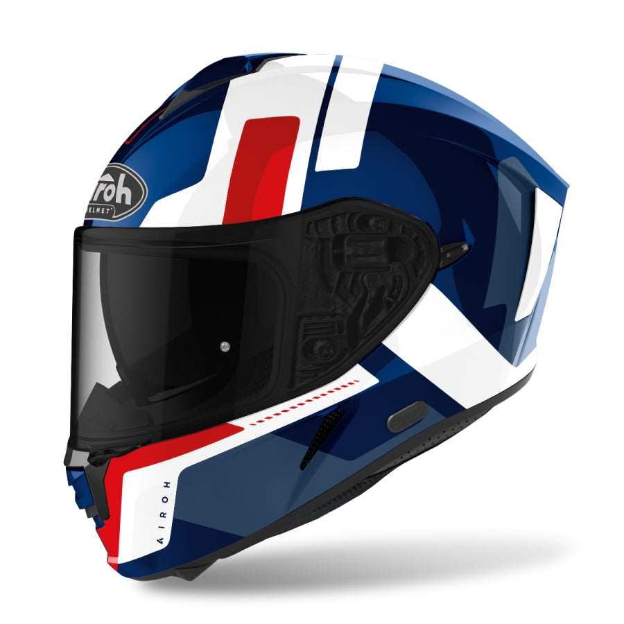 AIROH - CASCOS SPARK SHOGUN BLUE/RED GLOSS - SECURTEX MOTOR S.L (t/a MaximoMoto)